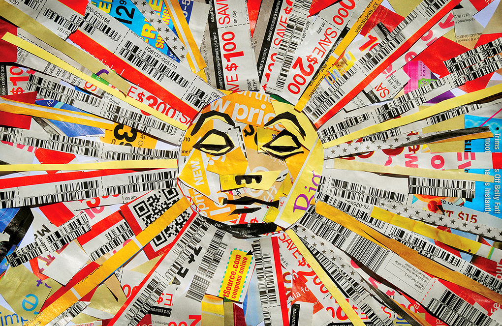 CBS Sun Barcode ArtworkBarcode Paintings